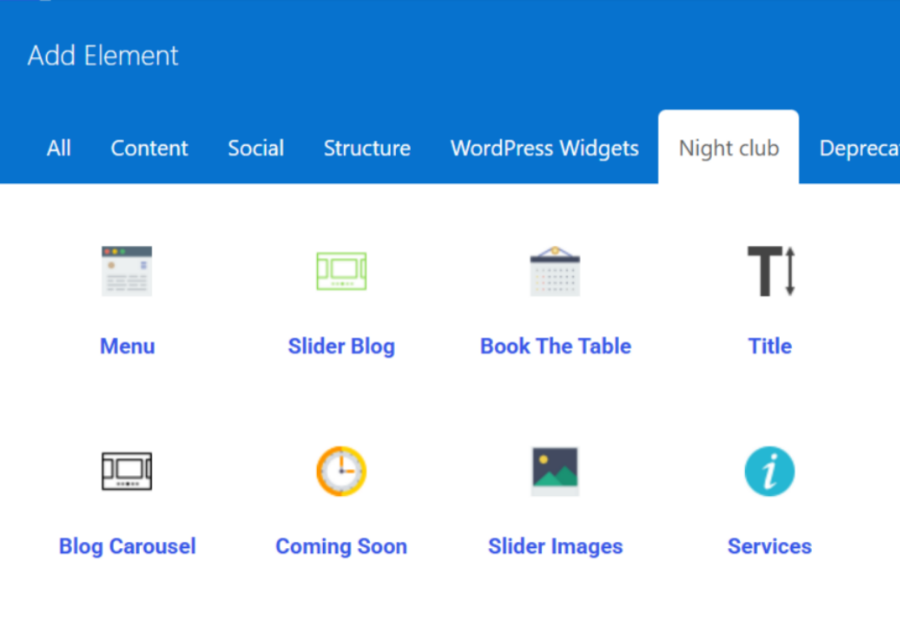Packed with <em>a bunch of widgets</em> and extension for Visual Composer